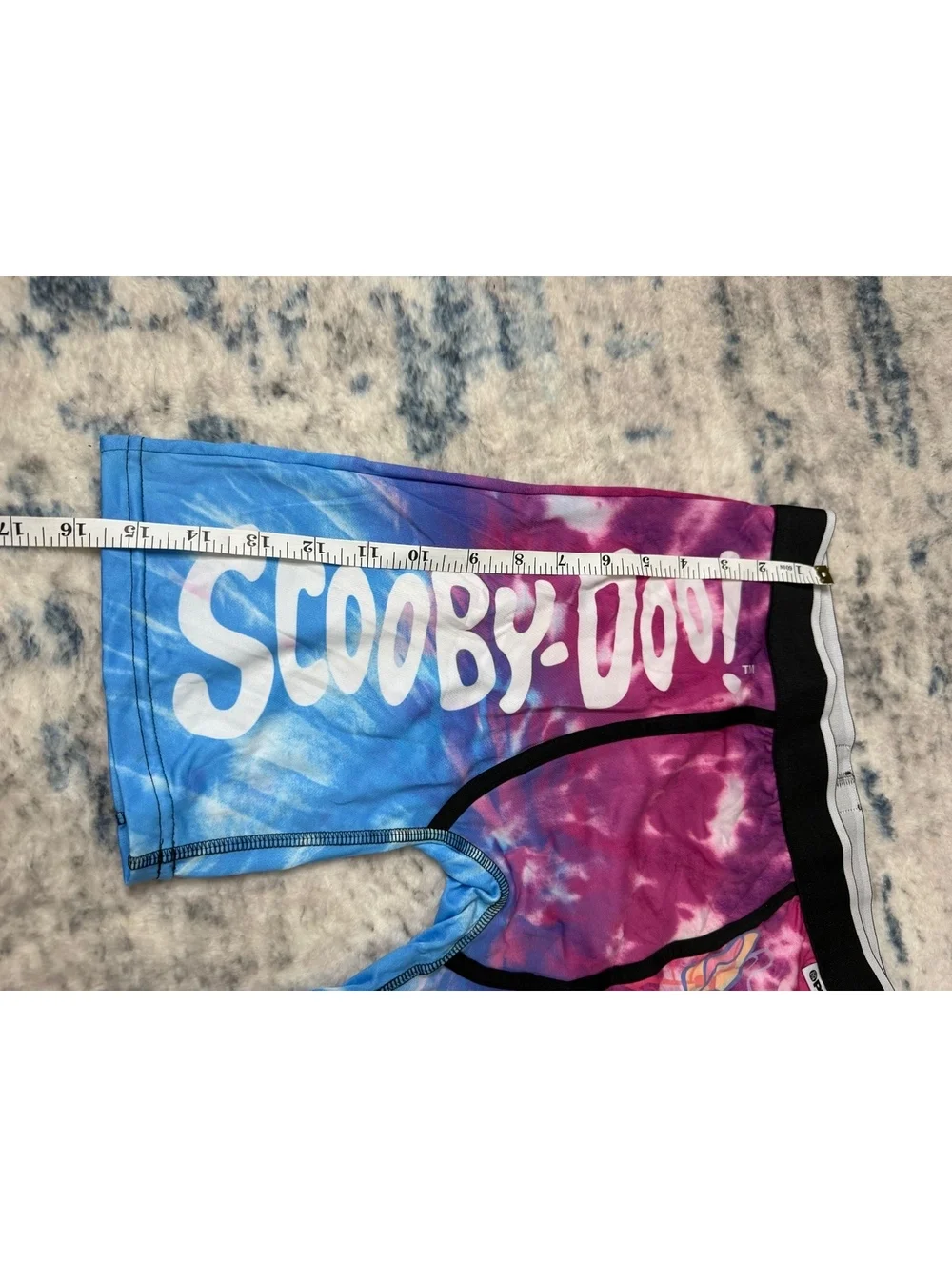 PSD Scooby-Doo Men's FocusFit Boxer Briefs Size Small Tie-Dye Print NWT